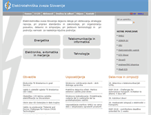 Tablet Screenshot of ezs-zveza.si